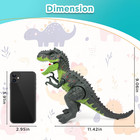 Electric Walking Dinosaur Toys For Kids - Small Tyrannosaurus With Detachable Ta