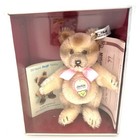 New Vtg  Steiff  Mohair Teddy Bear Replica Of 1953 Jackie Bear 1989 7  Nib