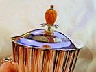 Antique Sterling English Hand Made 5 1 2  Tea Caddy 5 5 Ounce