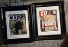 Rare Vibe   Xxl Notorious Big   Tupac Tribute Edition Framed Magazines  Lot Of 2