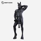 Smitizen Black Silicone Long-leg Hoof Boots Animal Monster Costume For Halloween