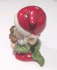 Vintage  Homco Ceramic Christmas Elves Gnomes Figurine  5406