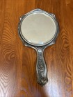 Hand Mirror Vintage Silver Plated
