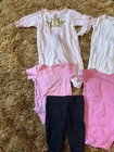 Baby Girl Newborn Clothes Bundle Footed Bodysuits  Shortsleeve Bodysuits   Pants