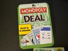 Monopoly Deal Card Game Green   Black Tin Box Version Ages 8   2 Boxes 