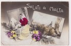 Ww1 St Andrews Hospital Malta 1915 Sliema On Active Service Postcard Manchester