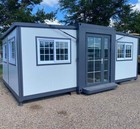 13x20ft Mobile Expandable Prefab House Prefabricated Tiny Home W bathroom Shower