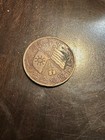 1920 Republic Of China Copper 10 Cash Coin  f xf  Dynasty Coin