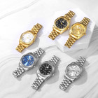 Men s Business Stainless Steel Waterproof Quartz Wrist Watch Luminous With Date