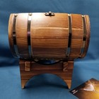 Whiskey Smoker Kit Charred Wood Keg Barrel- 6 Flavors Mixology Set Ins-sart New