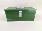 Vintage Climax Green Metal Toolbox 12 In Internal Tool Tray Patina Wear Good