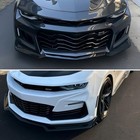 Front Lip Compatible With 2016-2024 Chevrolet Camaro Lt ls rs ss  Glossy Black