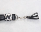 Real Genuine Cowhide Leather Heavy Duty Thuddy Finger Flogger 50 Falls Black 