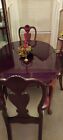 Cherry Wood Dining Room Set-table  6 Chairs