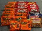 Huge Candy Haul   unopened   12xreeces 7xkit-kats 2x Starburst  And More