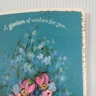 Hallmark Vintage Happy Birthday Greeting Card Papercraft Upcycling Fairies 1968