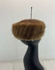 Vintage Sears Fashion Brown Mink Fur Hat
