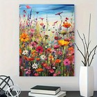 Bygfhlyw Diamond Art Painting Kits For Adults Sea Of Flowers 5d Diamond