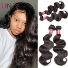 Unice Hair Malaysian Body Wave Bundles Human Hair Extension Virgin Hair Weave Us