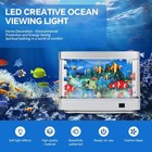 Fake Fish Tank Mini Aquarium Decorative Lamp Night Light For Bedroom  Office