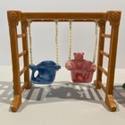 Fisher Price Loving Family Backyard Swing Set And Slide 2002 Vgc