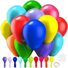 150 Pcs Rainbow Latex Balloons Assorted Color Ballons  5 Inches Multi-color