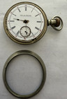 Antique Hamilton Rare Open Face Side Winding Pocket Watch 17 Jewel  W o Glass