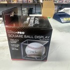 New Ultra Pro Baseball Holder 2-piece Cube Display Case Cradle Autograph Auto