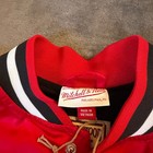 Mitchell   Ness Chicago Bulls Nba Double Clutch Jacket Red Mens Medium Nwt