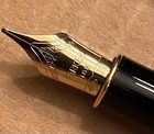 Vintage Parker Sonnet Cisele Sterling Silver Fountain Pen 750 18k Medium