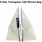 Bubblebagdude 20 Gallon   5 Gallon Triangle Zipper Work Bag Bubble Hash