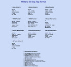Custom Military Dog Tags Pet Tags Medical Id Tags Necklace Army Navy Gifts