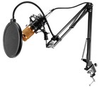 Usb Microphone For Computer Podcast  Gaming Or Recording Complete Kit Free Ship