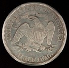 Liberty Seated Half Dollar 1876 Love Token