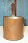 Antique Hand Hammered Copper Dipper Ladle Scoop With Handle Found