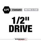 Milwaukee Tool 49-66-6804 27 Pc  Shockwave Impact Duty 1 2  Drive Sae   Metric