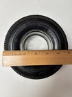 Firestone Transport 100 Vintage Tire Ashtray W  Embossed Glass Gum Dipped
