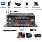 2 Channel Mini Hifi Power Amplifier Audio Stereo Amp Home Car Fm