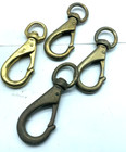 Lot Of 4 Linemans Clasp hooks With Swivel Eye - Rated For 150 Lbs