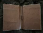 Vintage Coach 8 X 6 Black Leather Organizer Planner Tough Stiff Protective