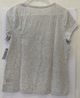 2pack Size Large  12-14  No Boundaries Women Washed Relax Fit T  Platinum Silver