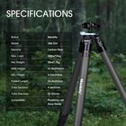 Manbily Carbon Fiber Hunting Tripod Lever Lock Design 38mm Integrated Head Us