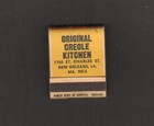 Unused Wwii Matchbook  Bomb-a-dear Pin Up Art  Creole Kitchen  New Orleans