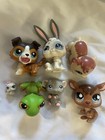 Hasbro Littlest Pet Shop Lot Of 8 Assorted Pet Figures W  Rare Red Collie Dog