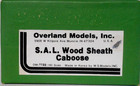Overland  Ho Scale  Brass Omi 1122 Seaboard Air Line  48015 Wood Sheath Caboose