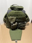 Survival Armor Tactical Vest Carrier Large Od Green Full Pouch Kit No Armor