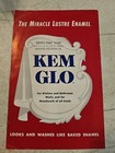 Vintage Kem Glo The Miracle Luster Enamel Paint Sample Brochure