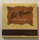 1940   s Vintage Feature Matchbook El Rancho Evergreen Colorado 2    Fs