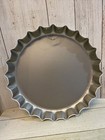 Large Bud Light Beer Bottle Cap Aluminum Metal Sign For Man Cave Bar Or Garage 