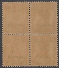 Aop Bahrain Kgvi 1942-45 1a3p Mnh Block Of 4  Sg 42   40